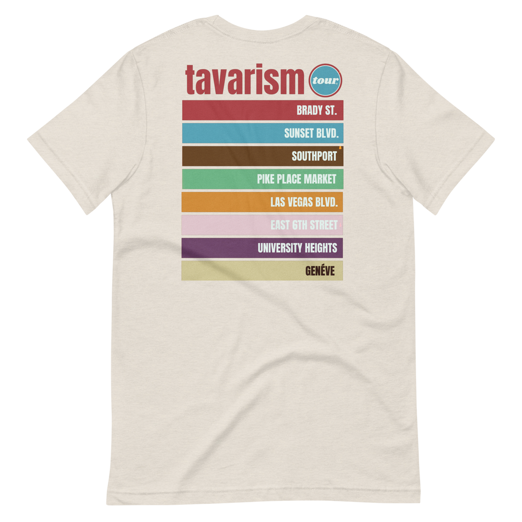 Tavarism Tour L Stop Unisex t-shirt